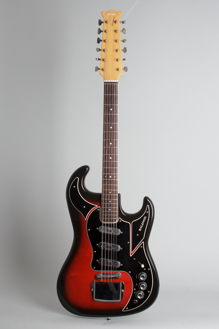 Baldwin - Burns  Double Six 12 String Solid Body Electric Guitar (1967)