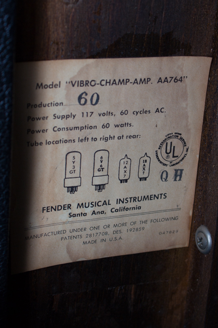 Fender  Vibro-Champ AA-764 Tube Amplifier (1967)