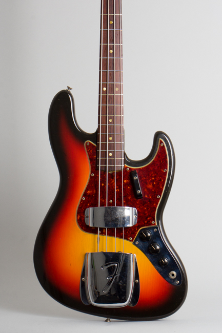 Fender  Jazz Bass Solid Body Electric Bass Guitar  (1966)