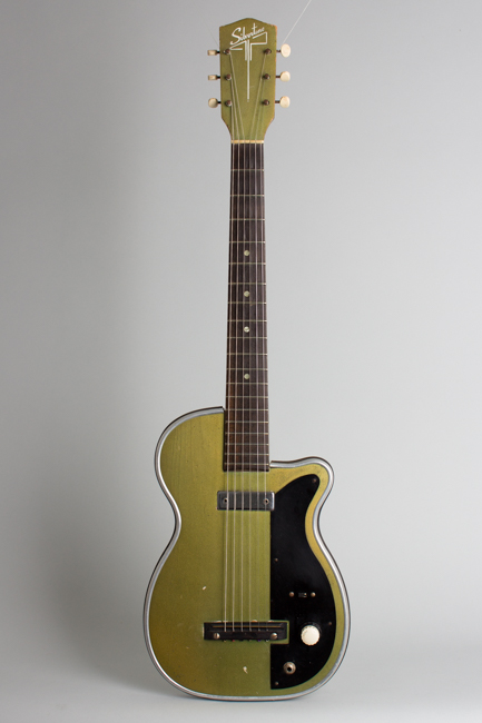  Silvertone Stratotone Newport Model H-42/2 Solid Body Electric Guitar, made by Harmony  (1954)