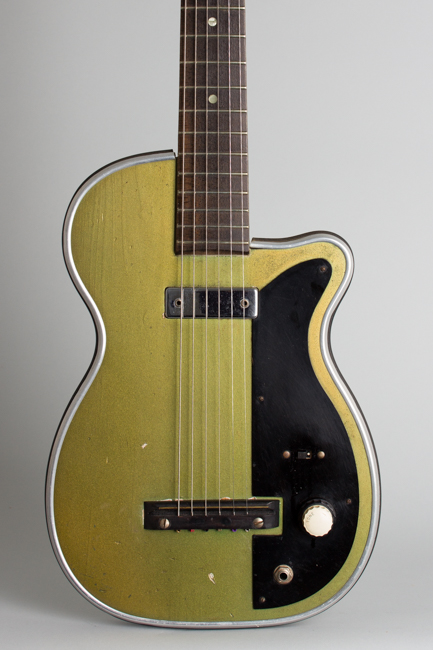  Silvertone Stratotone Newport Model H-42/2 Solid Body Electric Guitar, made by Harmony  (1954)