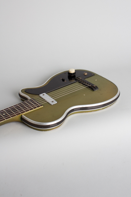  Silvertone Stratotone Newport Model H-42/2 Solid Body Electric Guitar, made by Harmony  (1954)