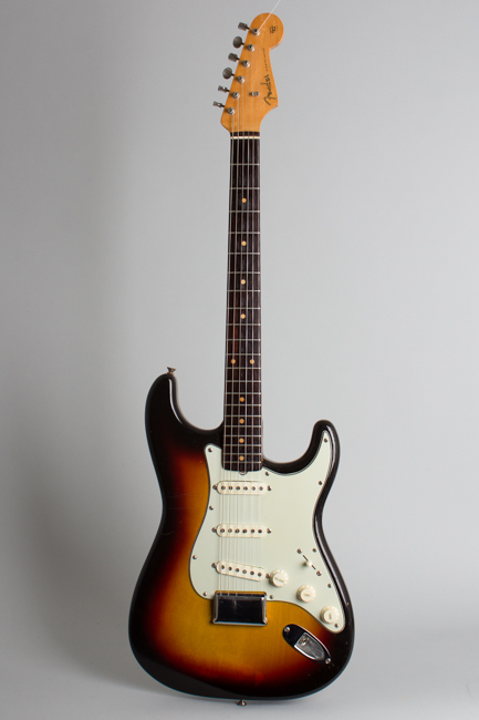 Fender  Stratocaster Non-Tremolo Solid Body Electric Guitar  (1962)