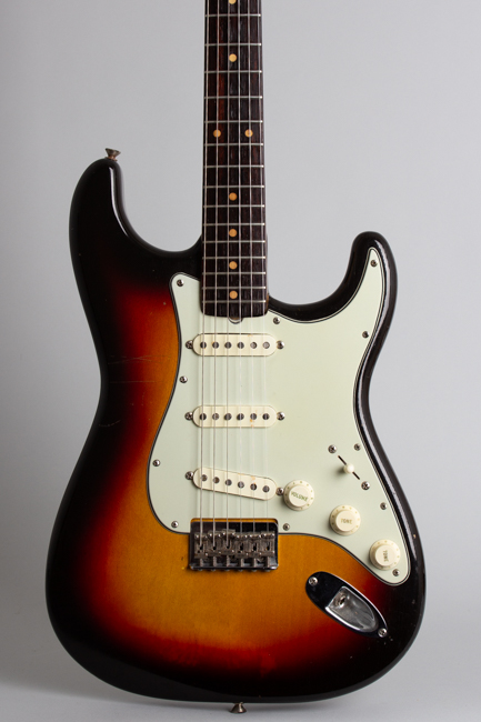 Fender  Stratocaster Non-Tremolo Solid Body Electric Guitar  (1962)