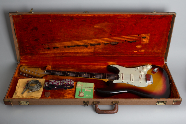 Fender  Stratocaster Non-Tremolo Solid Body Electric Guitar  (1962)