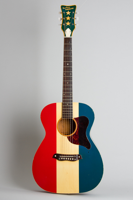  Buck Owens American Flat Top Acoustic Guitar, made by Harmony  (1970)