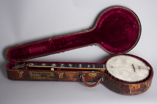 Fairbanks  Whyte Laydie # 7 Owned and Used by Otis Mitchell 5 String Banjo  (1909)