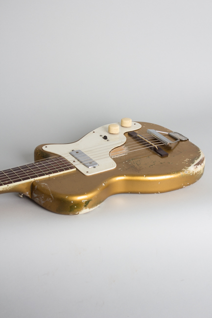 Harmony  H-44 Stratotone, previously owned by Marc Ribot Solid Body Electric Guitar ,  c. 1957