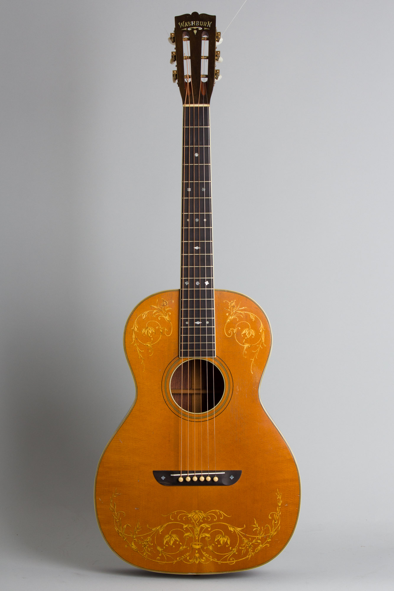 Washburn Model 5238 Deluxe Flat Top Acoustic Guitar (1930) | RetroFret