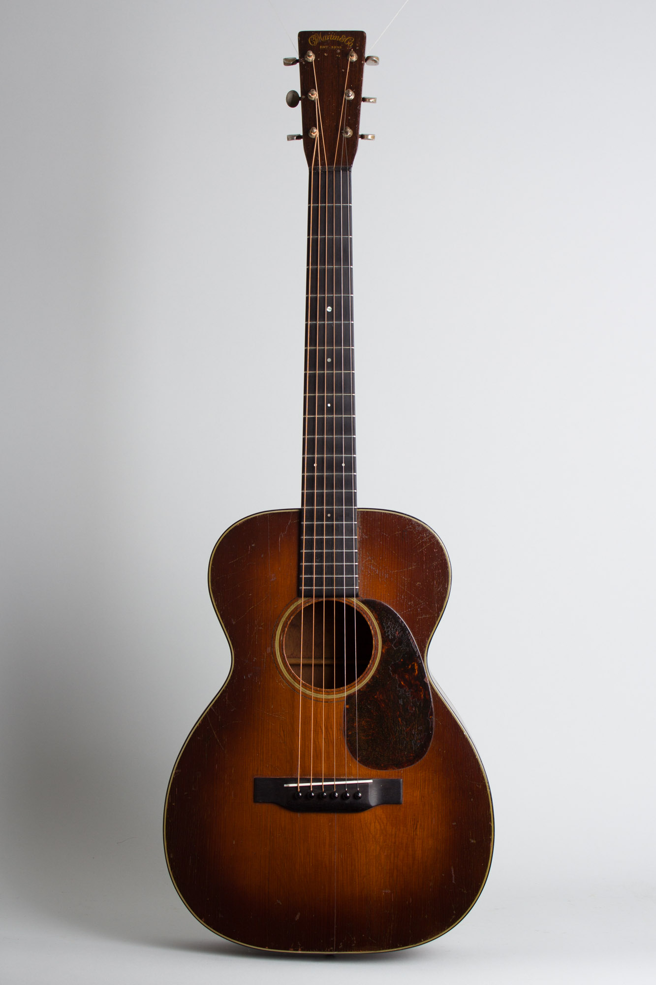 C. F. Martin 0-18 Shade Top Flat Top Acoustic Guitar (1932