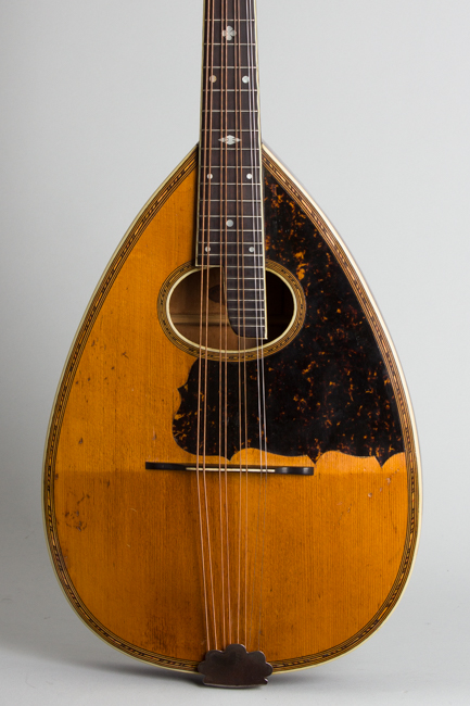  Wm. Stahl Flat back, bent top Mandola, made by Larson Brothers ,  c. 1920