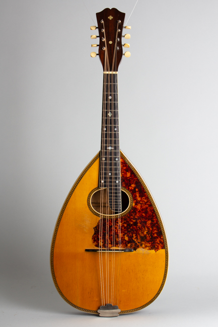  Wm. Stahl Flat back, bent top Mandola, made by Larson Brothers ,  c. 1925