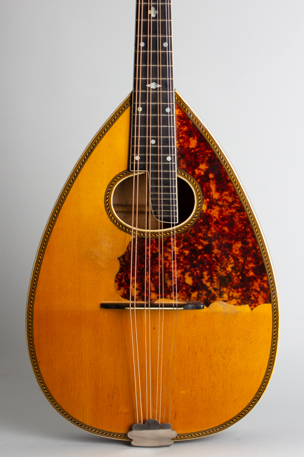  Wm. Stahl Flat back, bent top Mandola, made by Larson Brothers ,  c. 1925