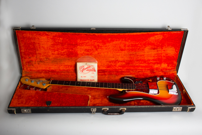 Fender  Precision Bass Solid Body Electric Bass Guitar  (1966)