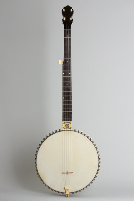 August Pollmann  Royal Professional 50-bracket 5 String Banjo ,  c. 1890