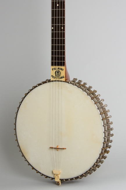 August Pollmann  Royal Professional 50-bracket 5 String Banjo ,  c. 1890