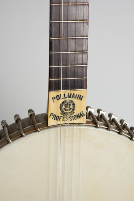 August Pollmann  Royal Professional 50-bracket 5 String Banjo ,  c. 1890