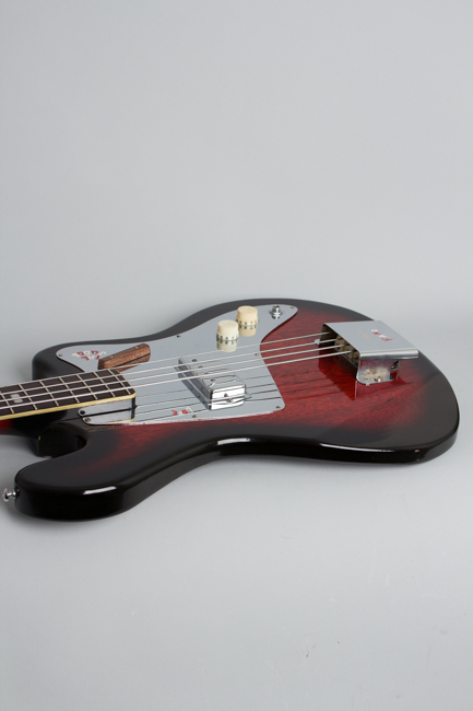  Kent Model 534 Basin Street Solid Body Electric Bass Guitar, made by Teisco  (1965)