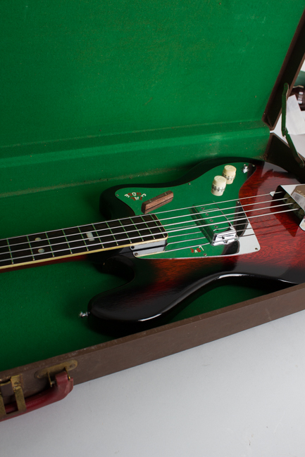  Kent Model 534 Basin Street Solid Body Electric Bass Guitar, made by Teisco  (1965)