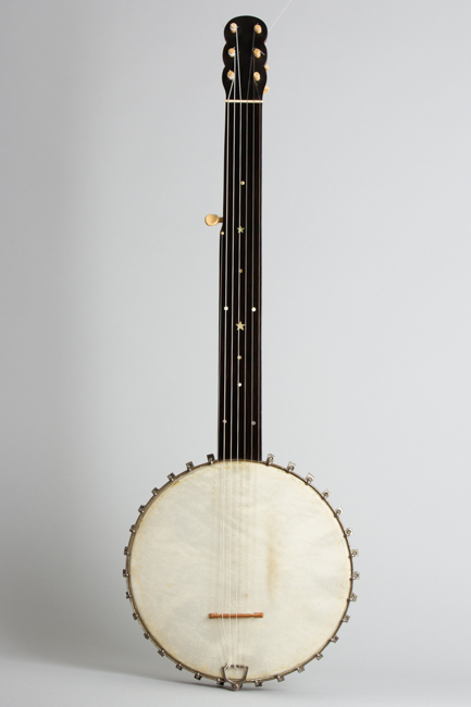  7 String Fretless Banjo (unlabelled)  ,  c. 1890