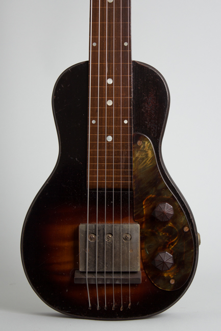  Unlabelled Lap Steel Electric Guitar, made by Harmony  (1939)