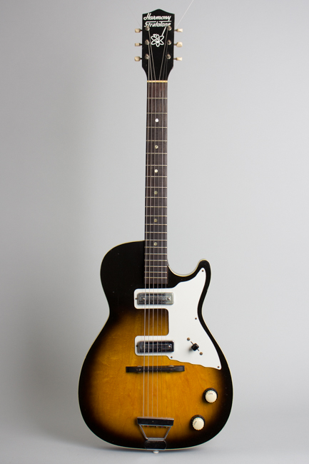 Harmony  Stratotone Mars H-46 Thinline Hollow Body Electric Guitar  (1959)