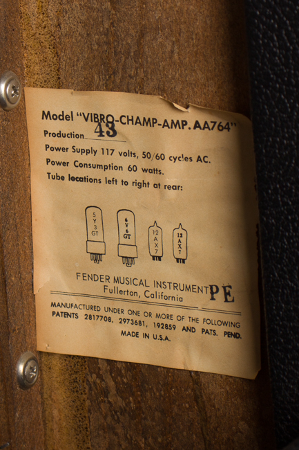 Fender  Vibro-Champ AA-764 Tube Amplifier (1966)