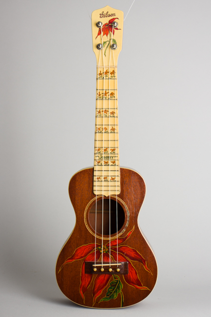 Gibson  Poinsettia Custom Concert Ukulele ,  c. 1931