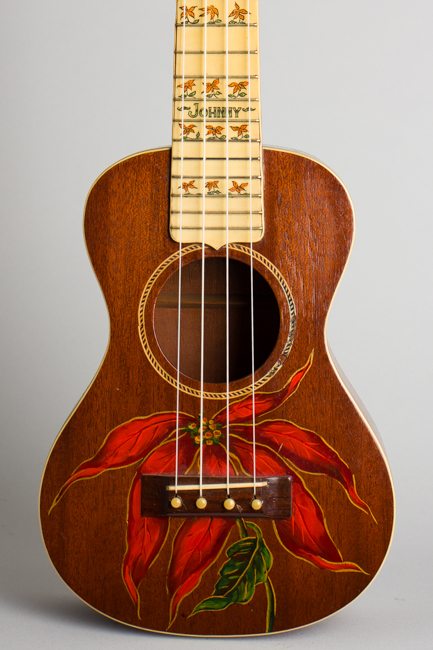 Gibson  Poinsettia Custom Concert Ukulele ,  c. 1931