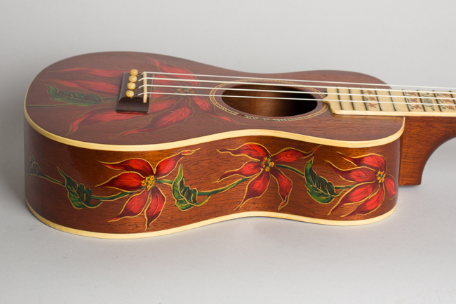 Gibson  Poinsettia Custom Concert Ukulele ,  c. 1931