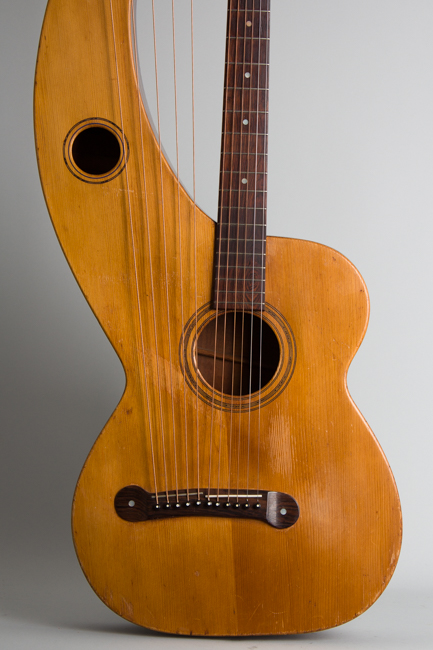  Dyer Symphony #4 Harp Guitar, made by Larson Brothers ,  c. 1910