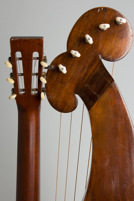  Dyer Symphony #4 Harp Guitar, made by Larson Brothers ,  c. 1910
