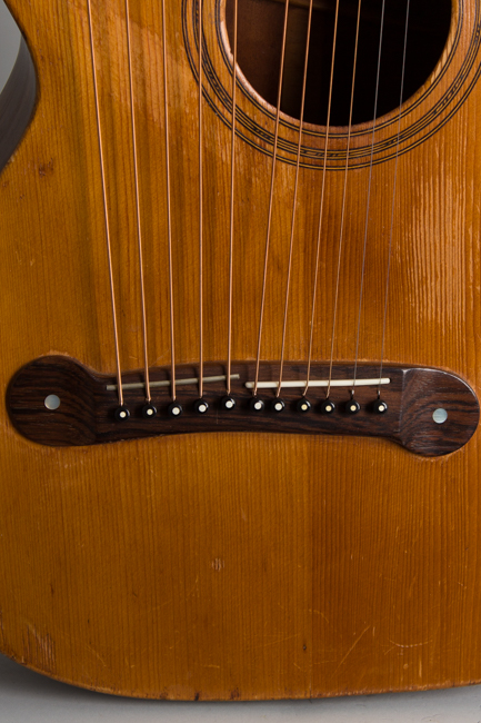  Dyer Symphony #4 Harp Guitar, made by Larson Brothers ,  c. 1910
