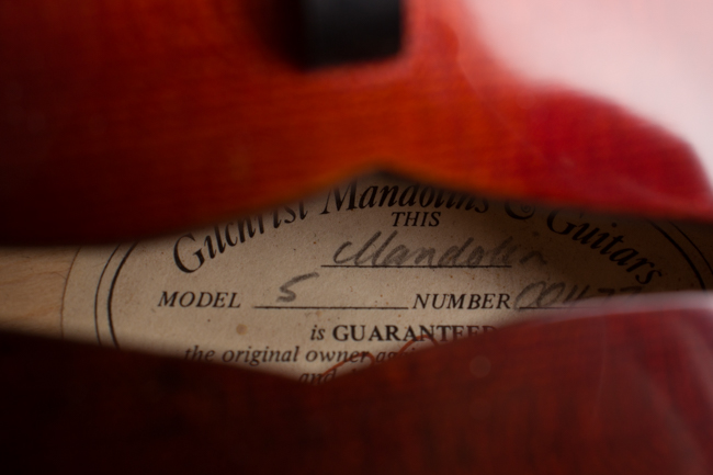 Gilchrist  Model 5 Carved Top Mandolin  (2000)