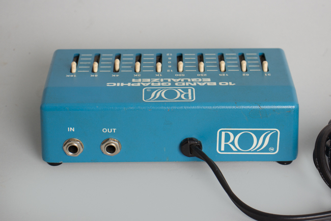 Ross  10 Band Graphic Equalizer Equalizer Pedal Effect,  c. 1980