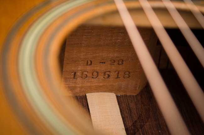 C. F. Martin  D-28 Flat Top Acoustic Guitar  (1958)