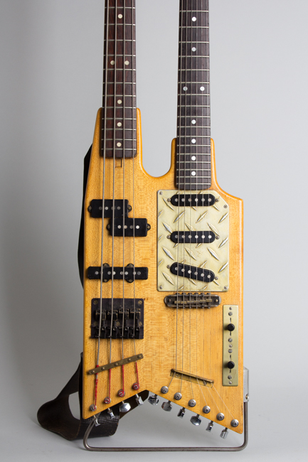 Doug Henderson Custom  Double Neck built for and extensively used by Elliott Sharp Solid Body Electric Guitar  (1991)