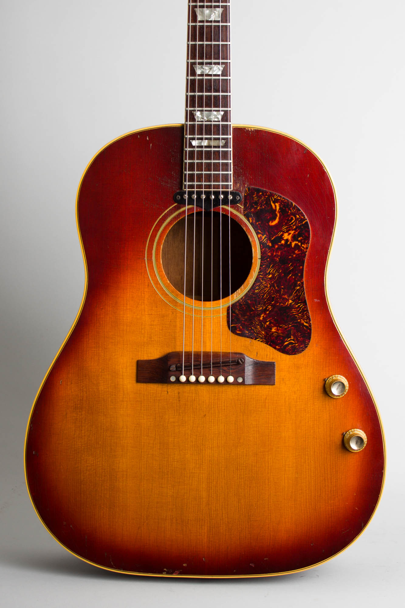 Gibson J-160E Flat Top Acoustic-Electric Guitar (1966
