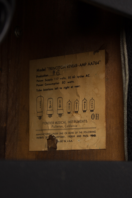 Fender Princeton Reverb AA-764 Tube Amplifier (1965)
