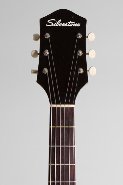  Silvertone H-61 Arch Top Hollow Body Electric Guitar, made by Harmony  (1958)