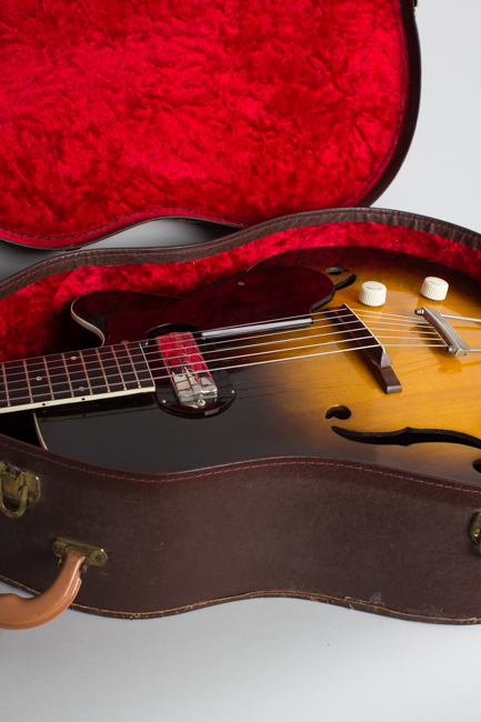  Silvertone H-61 Arch Top Hollow Body Electric Guitar, made by Harmony  (1958)
