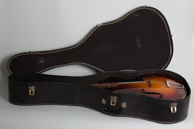  Marwin Deluxe Modified Arch Top Acoustic Tenor Guitar, made by Harmony ,  c. 1939