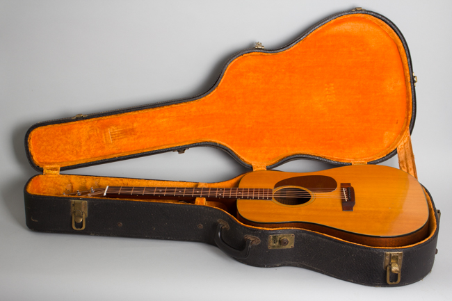 C. F. Martin  D-18 Flat Top Acoustic Guitar  (1967)