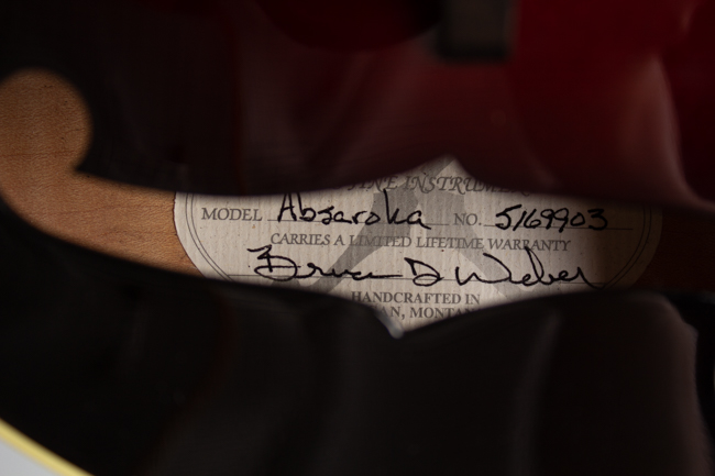 Weber Absaroka Carved Top Mandolin (2005)