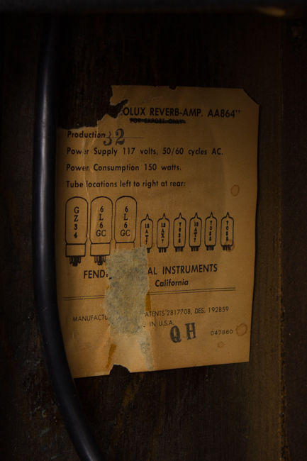 Fender Vibrolux Reverb Tube Amplifier (1967)