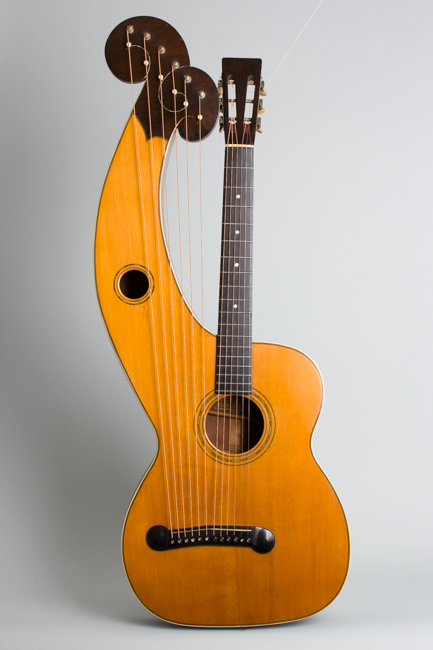  Dyer Symphony Style 5 Harp Guitar,  made by Larson Brothers  (1914)