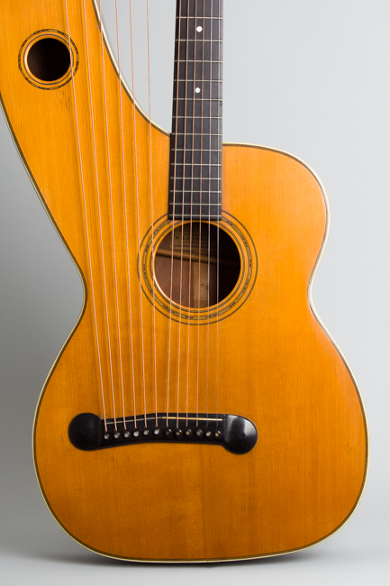  Dyer Symphony Style 5 Harp Guitar,  made by Larson Brothers  (1914)