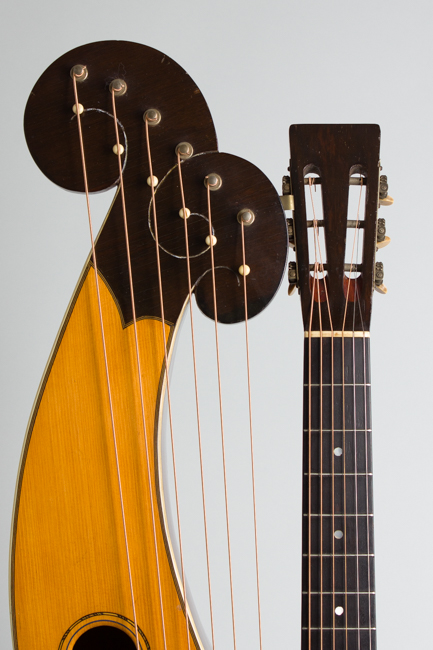  Dyer Symphony Style 5 Harp Guitar,  made by Larson Brothers  (1914)