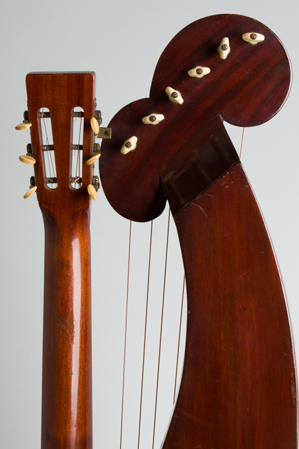  Dyer Symphony Style 5 Harp Guitar,  made by Larson Brothers  (1914)