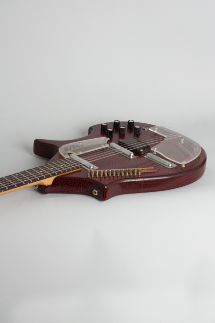  Coral Vincent Bell Sitar Semi-Hollow Body Electric Guitar, made by Danelectro  (1967)